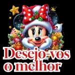 Mickey e Minnie de Natal