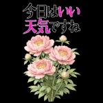 5月 春の花 大きくて見やすい挨拶スタンプ