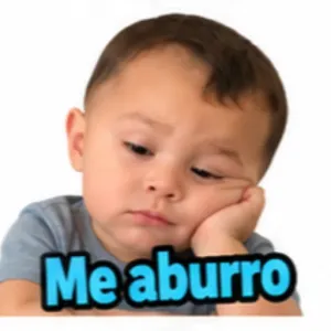 Me aburro - getsticker.com