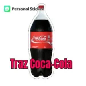 Personal Stickers Coca-Cola 1.5L Traz Coca-Cola - getsticker.com
