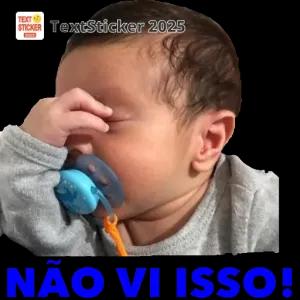 NÃO VI ISSO! - getsticker.com