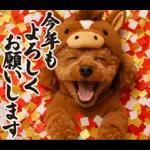 ウマの着ぐるみトイプードル【午年/2026】