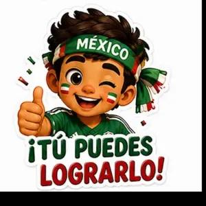 MÉXICO ¡TÚ PUEDES LOGRARLO! - getsticker.com