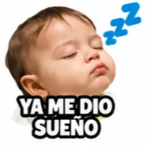 YA ME DIO SUEÑO - getsticker.com