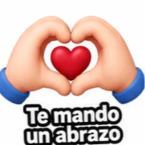 Te mando un abrazo - getsticker.com