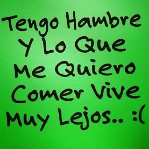 Tengo Hambre Y Lo Que Me Quiero Comer Vive Muy Lejos.. :( - getsticker.com