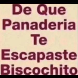 De Que Panaderia Te Escapaste Biscochito - getsticker.com