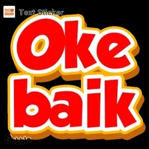 Oke baik - getsticker.com
