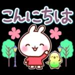 うさぎさん やさしい春の気づかい