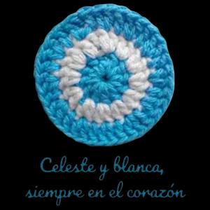 Celeste y blanca, siempre en el corazón - getsticker.com