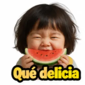 Qué delicia - getsticker.com