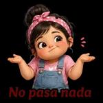 Pegatinas de niña