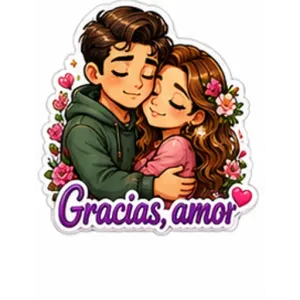 Gracias, amor - getsticker.com