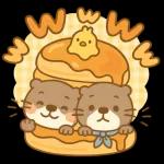 ラッコのあまいひととき