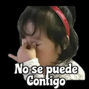 No se puede Contigo - getsticker.com