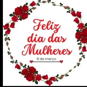 Feliz dia das Mulheres 8 de março - getsticker.com