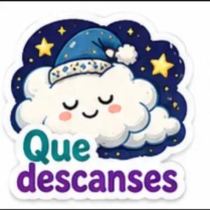 Que descanses - getsticker.com