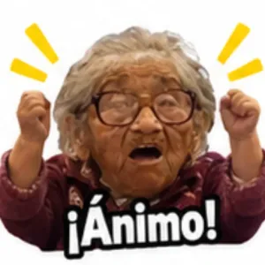 ¡Ánimo! - getsticker.com