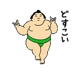 動くおすもうちゃん【アツい日も使える】