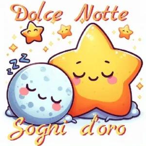 Dolce Notte, Sogni d'oro - getsticker.com