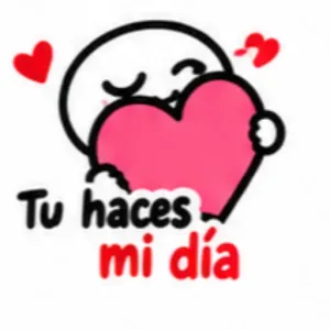 Tu haces mi día - getsticker.com