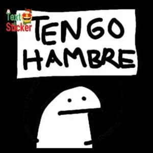 TENGO HAMBRE - getsticker.com