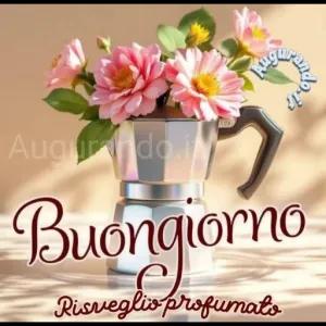Buongiorno Augurando.it Risveglio profumato - getsticker.com