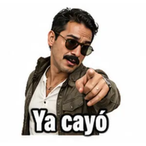 Ya cayó - getsticker.com