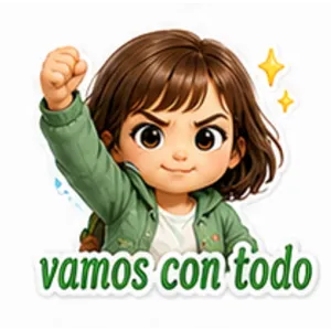 vamos con todo - getsticker.com