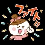 大人かわいい♪おだんご女子(冬スタンプ)