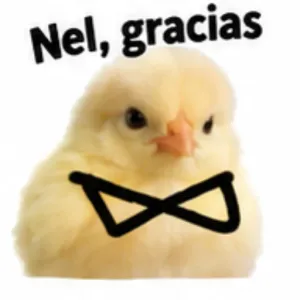 Nel, gracias - getsticker.com