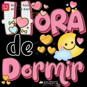 Hora de Dormir - getsticker.com