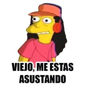 VIEJO, ME ESTAS ASUSTANDO - getsticker.com