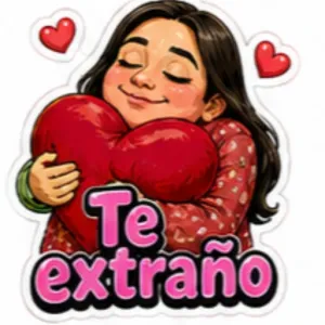 Te extraño - getsticker.com