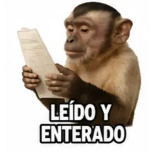 LEÍDO Y ENTERADO - getsticker.com