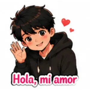 Hola, mi amor - getsticker.com