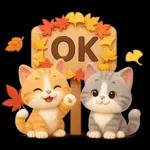 ずっと使える秋冬♡ほっこり猫たちの日常