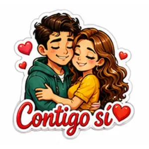Contigo si - getsticker.com