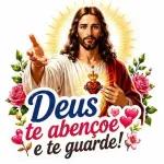Adesivos com a bênção de Jesus