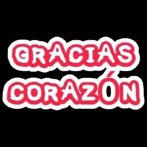 GRACIAS CORAZÓN - getsticker.com