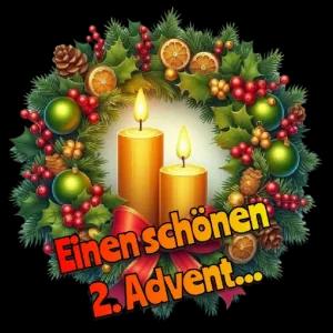 Einen schönen 2. Advent... - getsticker.com