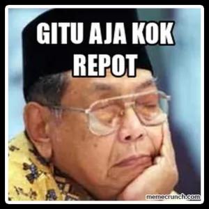 GITU AJA KOK REPOT - getsticker.com