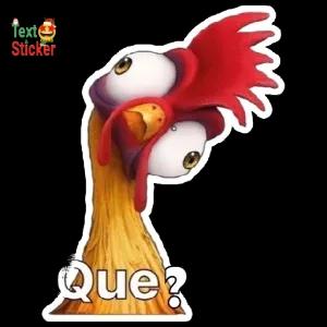 Que? - getsticker.com
