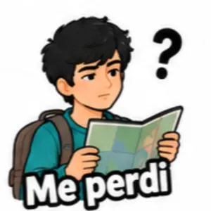 Me perdi - getsticker.com