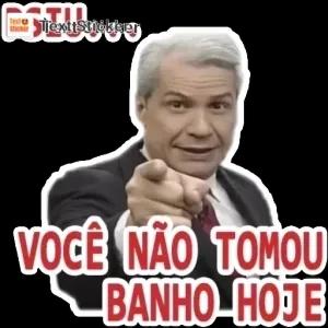 VOCÊ NÃO TOMOU BANHO HOJE - getsticker.com