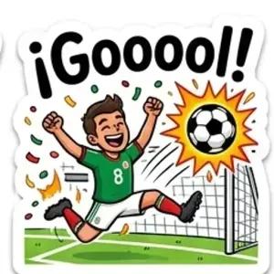 ¡Gooooool! - getsticker.com