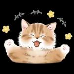 春の毎日☆猫たちのスタンプ（もふもふ）