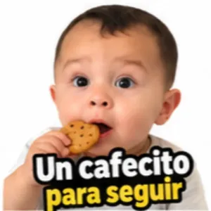 Un cafecito para seguir - getsticker.com