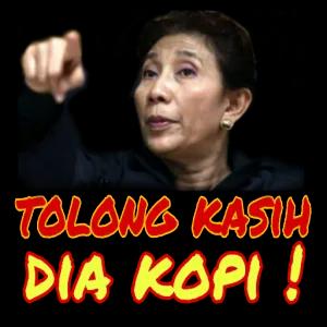 TOLONG KASIH DIA KOPI ! - getsticker.com