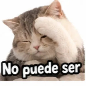 No puede ser - getsticker.com